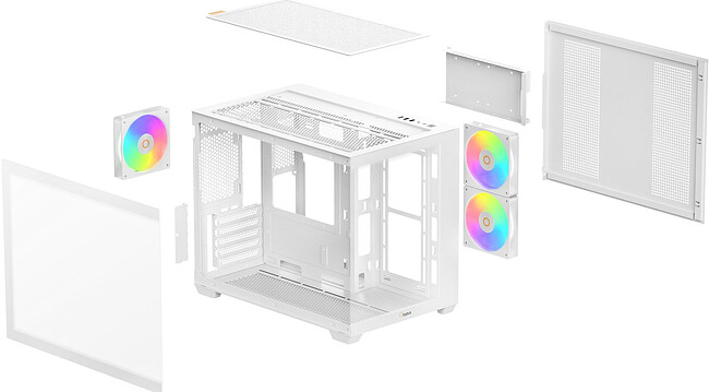 Корпус Ocypus Gamma C54 WH ARGB без БП белый (Gamma-C54-WHD300XX-GL)