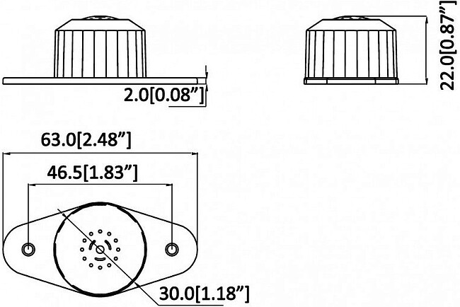 Микрофон Dahua DH-HAP100 белый