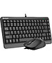 Набор периферии A4Tech Fstyler F1110 Grey черный/серый