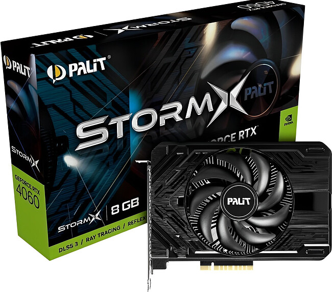 Видеокарта Palit GeForce RTX 4060 StormX (NE64060019P1-1070F)