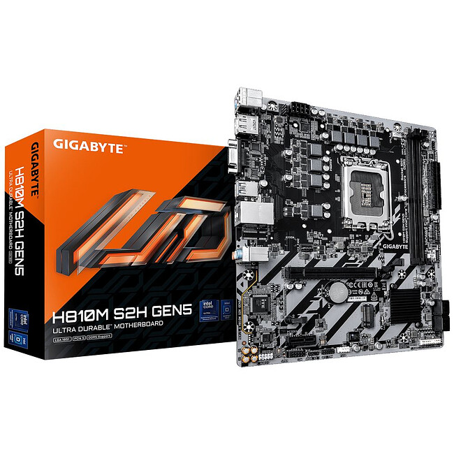 Материнская плата GigaByte H810M S2H Gen5