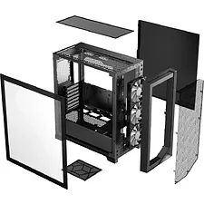 Корпус PcCooler C3D510 BK черный без БП (C3D510-BKP0-GL)