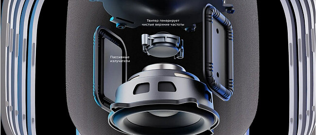 Умная колонка Sber Boom SBDV-00090 Салют красный (SBDV-00090T)