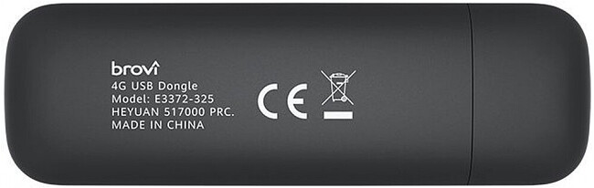 USB-модем 4G Huawei Brovi E3372-325 Black (51071UYA)