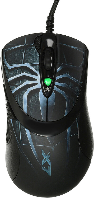 Мышь A4Tech XL-747H черный/синий Мышь A4Tech XL-747H черный/синий
