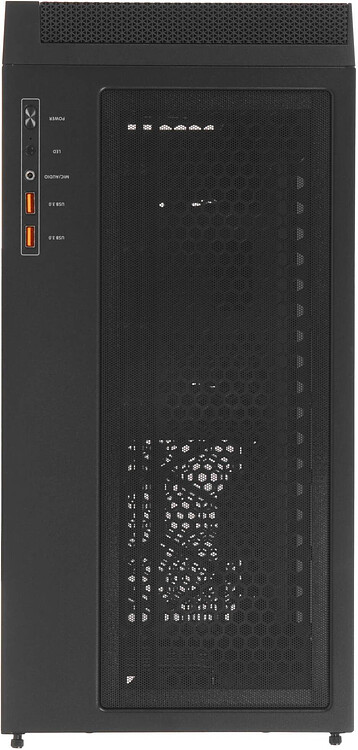 Корпус PCCooler C3D510 BK ARGB черный без БП (C3D510-BKP3-GL)