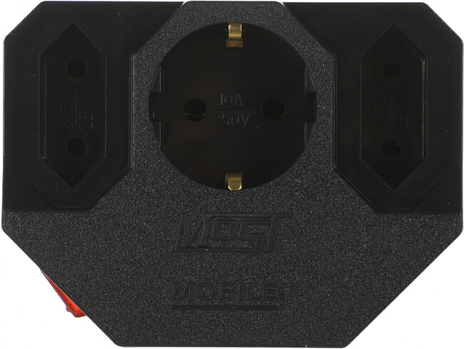 Сетевой фильтр Most MRG 3 розетки коробка черный