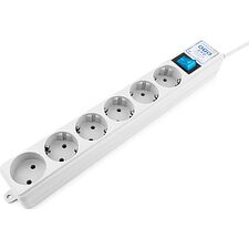 Сетевой фильтр Power Cube SPL(5+1)-16B-P-1,9M White