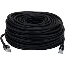 Патч-корд Buro UTP cat5E 30м черный RJ-45 (m)-RJ-45 (m)