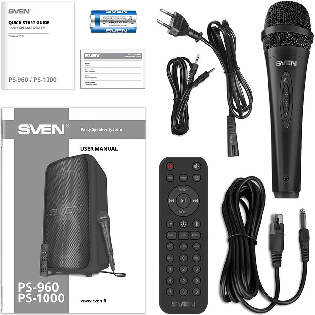 Колонка для вечеринок Sven PS-960 черный (SV-023263)