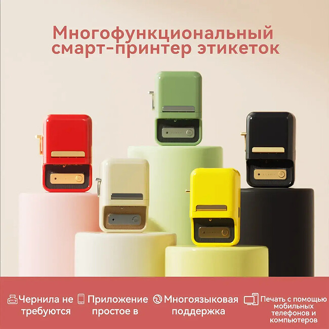 Термопринтер Niimbot B21S Red (1746726)