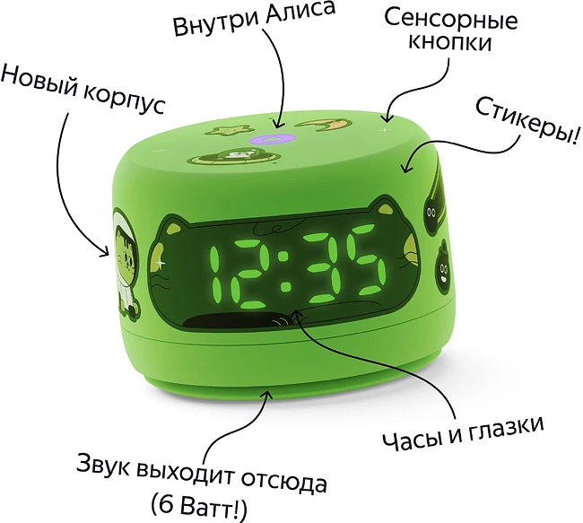 Умная колонка Яндекс Станция Лайт 2 зеленый (YNDX-00026GRN)