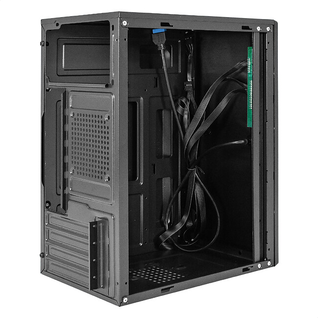 Корпус ExeGate BAA-408U без БП черный (EX298155RUS)