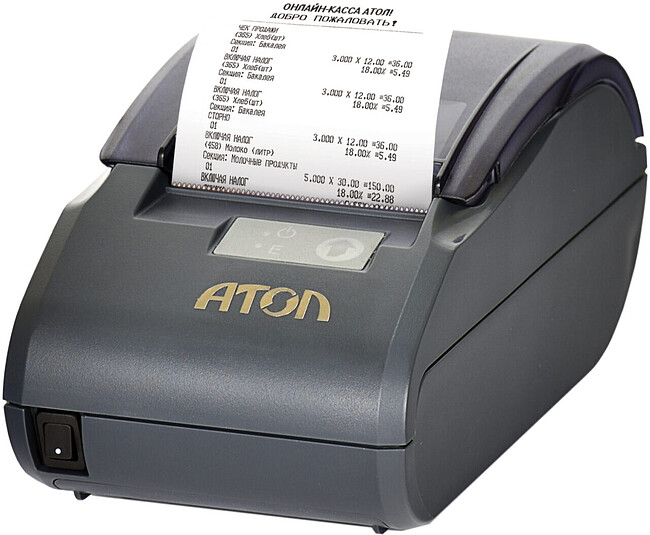 Онлайн-касса Атол 30Ф без ФН темно-серый (50324) Онлайн-касса Атол 30Ф без ФН темно-серый (50324)