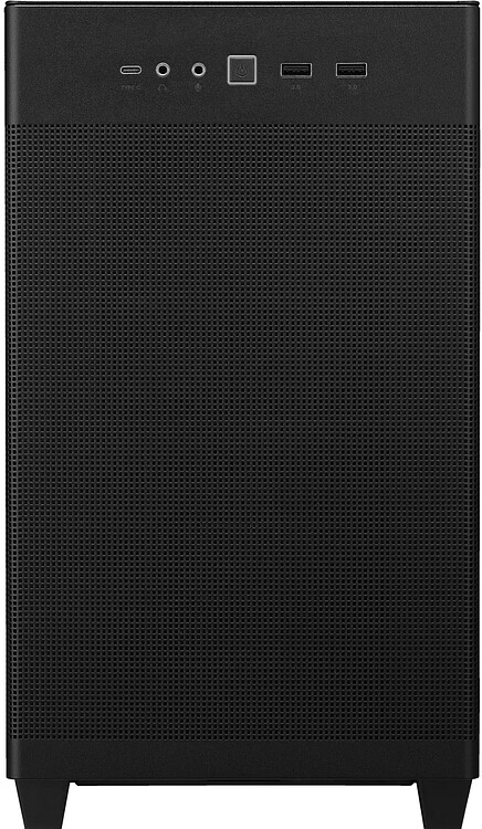 Корпус ASUS PRIME AP201 Tempered Glass mATX без БП Black (90DC00G0-B39010)