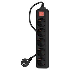 Сетевой фильтр PC Pet AP01006-3-BK черный