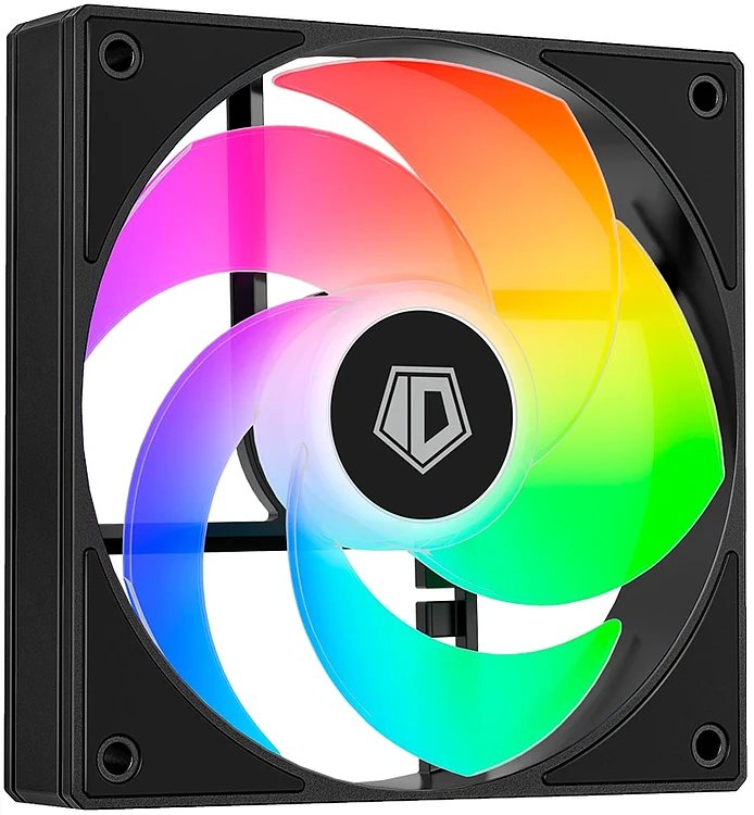 Вентилятор для корпуса ID-Cooling AS-120-ARGB-KR черный