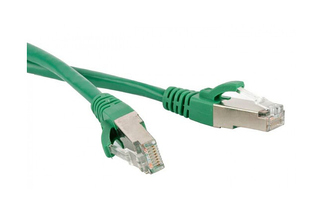 Патч-корд Lanmaster LAN-PC45/S5E-15-GN зеленый