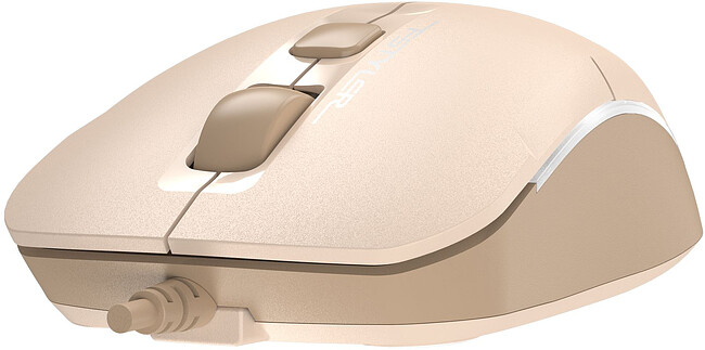 Мышь A4Tech Fstyler FM26S бежевый/коричневый/Cafe Latte
