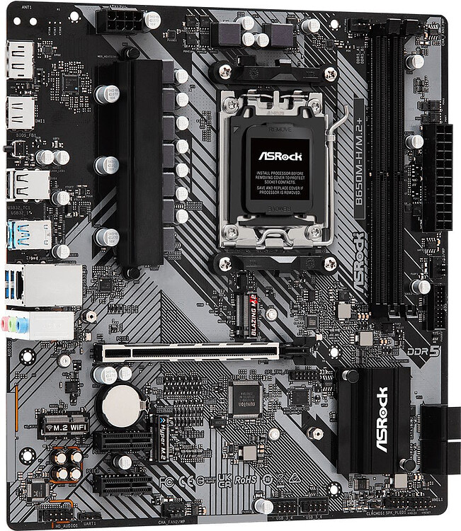 Материнская плата ASRock B650M-H/M.2+ DDR5