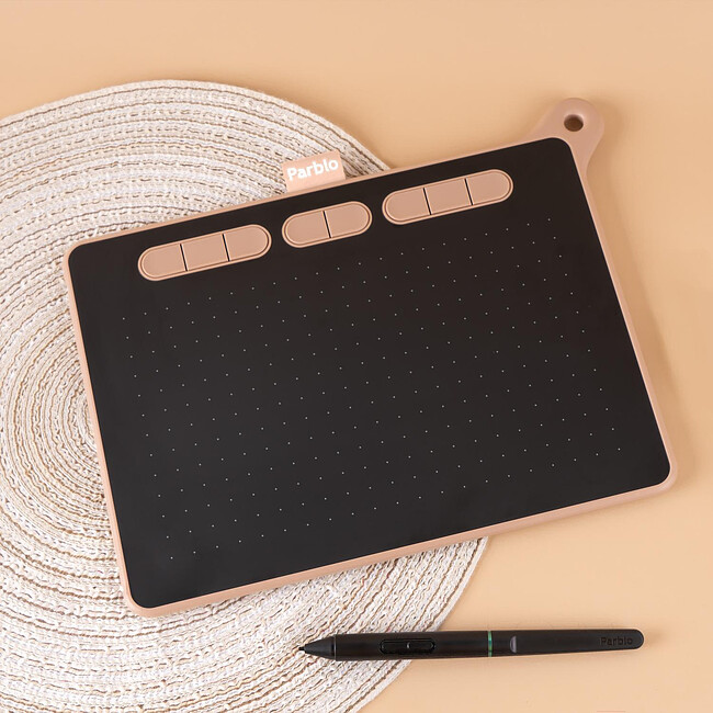 Графический планшет Parblo Ninos M Pink