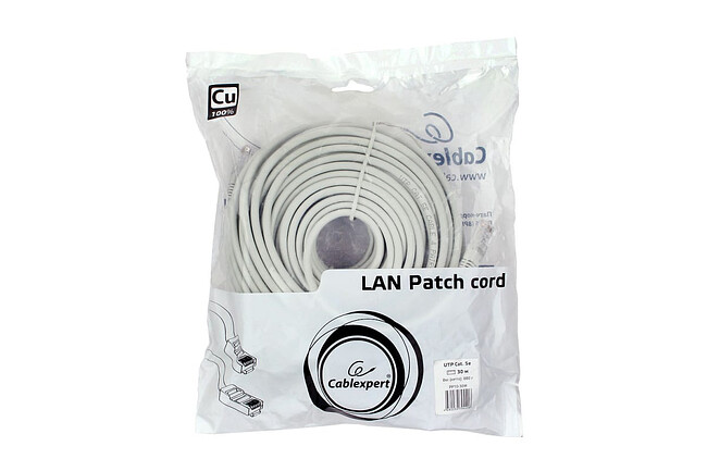 Патч-корд Cablexpert PP10-30M серый
