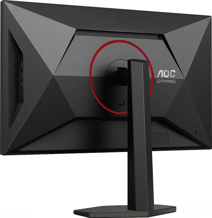 Монитор AOC U27G4R черный/красный