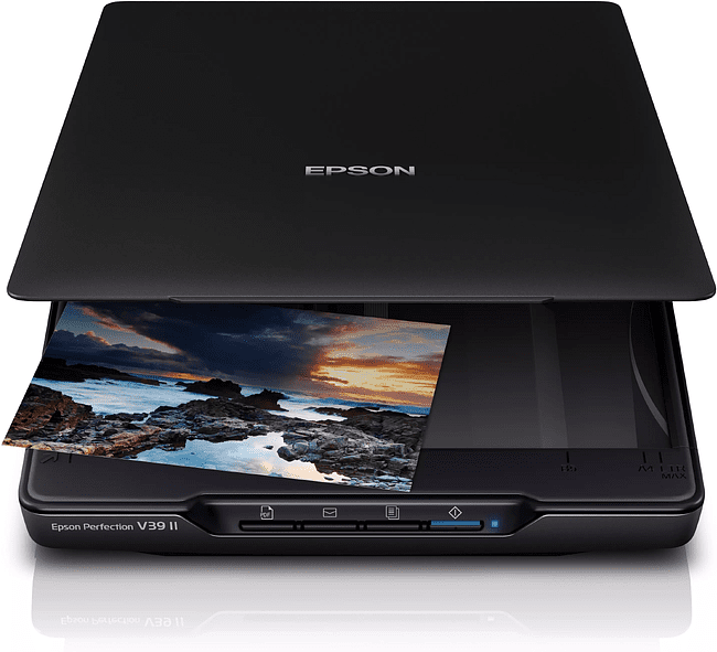Сканер Epson Perfection V39II черный (B11B268401)