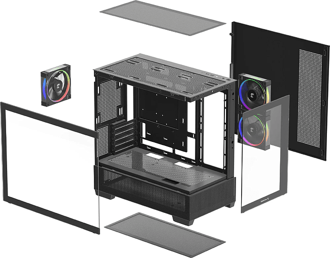Корпус DeepCool CG380 3F 650W Black (R-CG380-3F-PF650X-M)