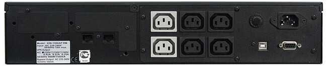 Источник бесперебойного питания Powercom King Pro RM LCD RM (KIN-1200AP)