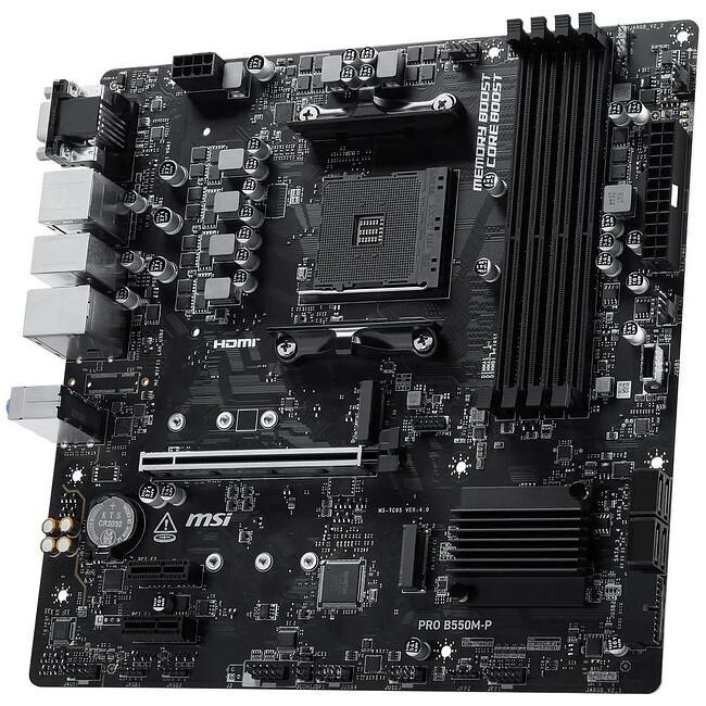 Материнская плата MSI Pro B550M-P