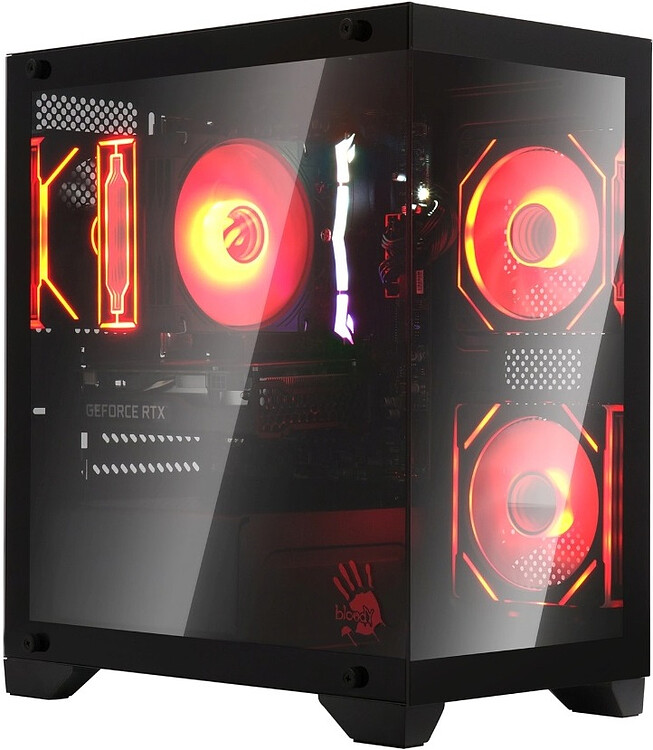 Корпус Bloody BD-CC103 черный без БП (BD-CC103-BK)