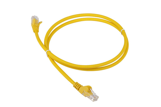Патч-корд Lanmaster LAN-PC45/U6-1.0-YL желтый