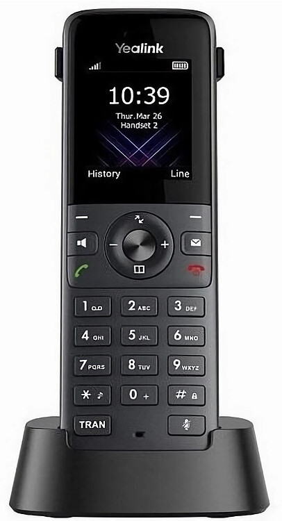 Дополнительная трубка Yealink 1302021 для W73H Дополнительная трубка Yealink 1302021 для W73H