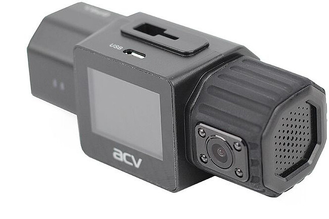 Автомобильный видеорегистратор ACV GQ915 черный (34935)