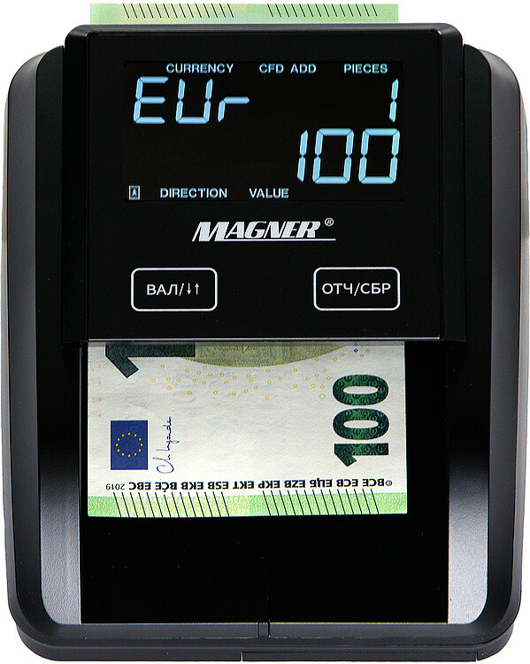Детектор банкнот Magner 215 автоматический мультивалюта