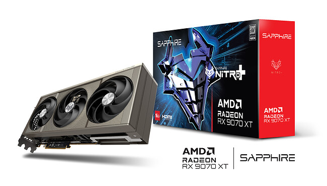Видеокарта Sapphire RX 9070XT Nitro+ OC 16GB GDDR6 (11348-01-20G)