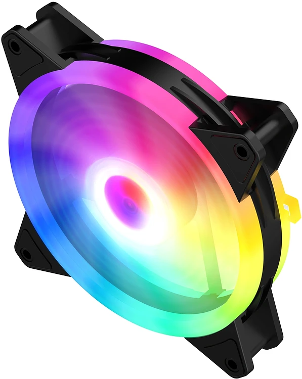 Вентилятор для корпуса GMNG GG-CF120ARGB2-PWMBK ARGB черный