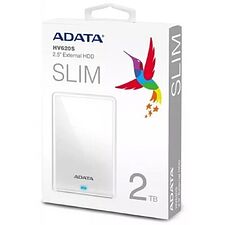 Внешний накопитель A-Data 2Tb HV620S 2.5 белый (AHV620S-2TU31-CWH)