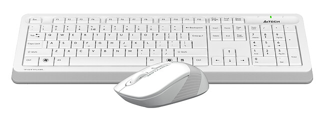 Набор периферии A4Tech Fstyler FG1010S белый/серый