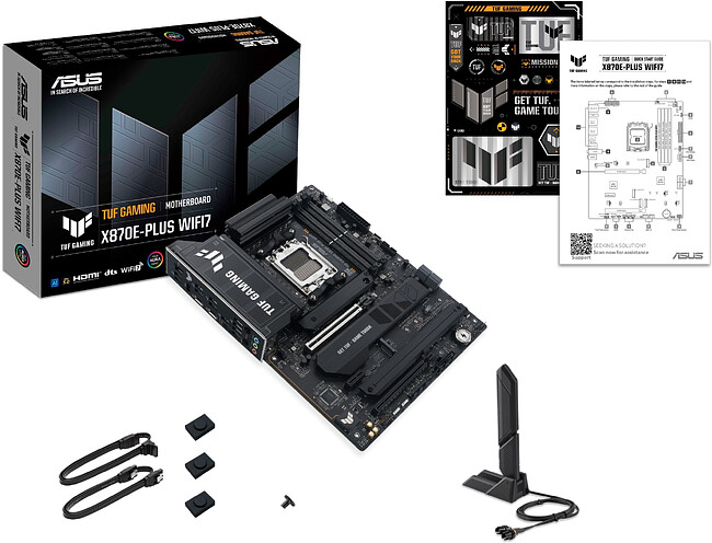 Материнская плата ASUS TUF Gaming X870E-PLUS WIFI7 (90MB1M70-M0EAY0)
