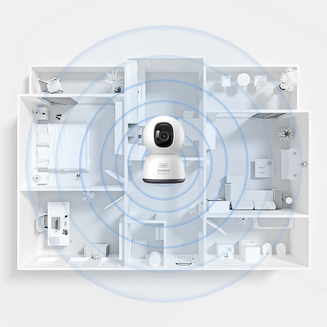 Камера видеонаблюдения Baseus Security P1 Lite 2K S0TV00 White (S0TV002132)