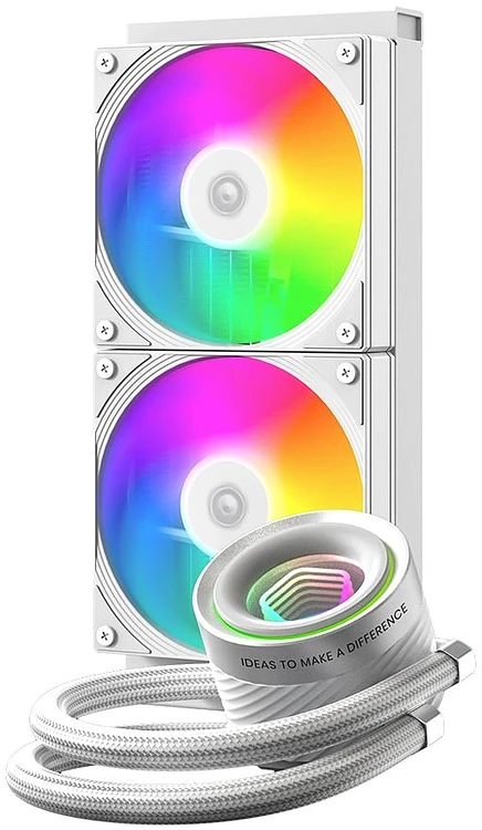 Система жидкостного охлаждения для процессора ID-Cooling FX240 INF White