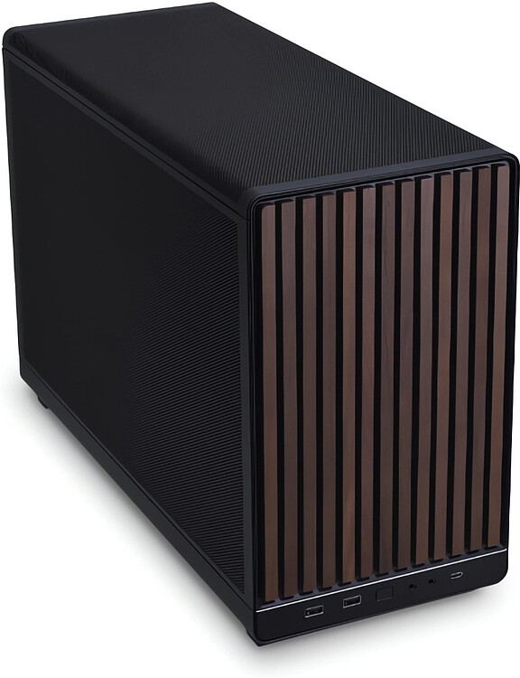 Корпус Lian Li A3-mATX без БП Black/Wood (G99.A3X-WD.00)