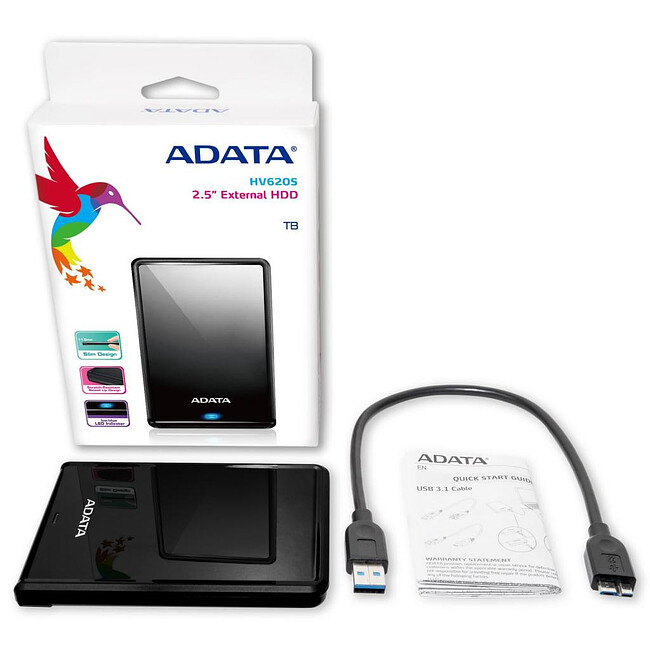 Внешний накопитель A-Data HV620S 4Tb Black (AHV620S-4TU31-CBK)