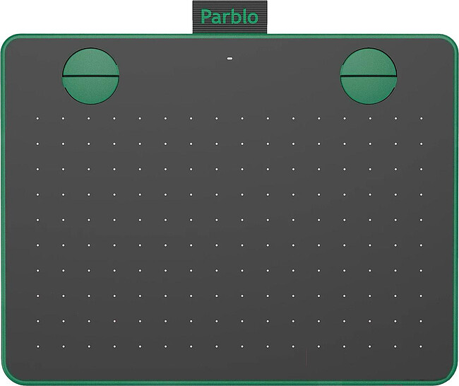 Графический планшет Parblo A640 V2 зеленый