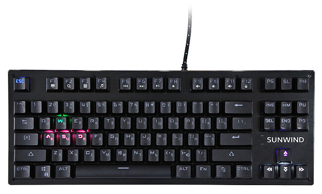 Клавиатура SunWind SW-K900G черный (1422332)