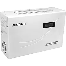 Стабилизатор напряжения Smartwatt AVR Slim 8000RW белый (4512020310009)