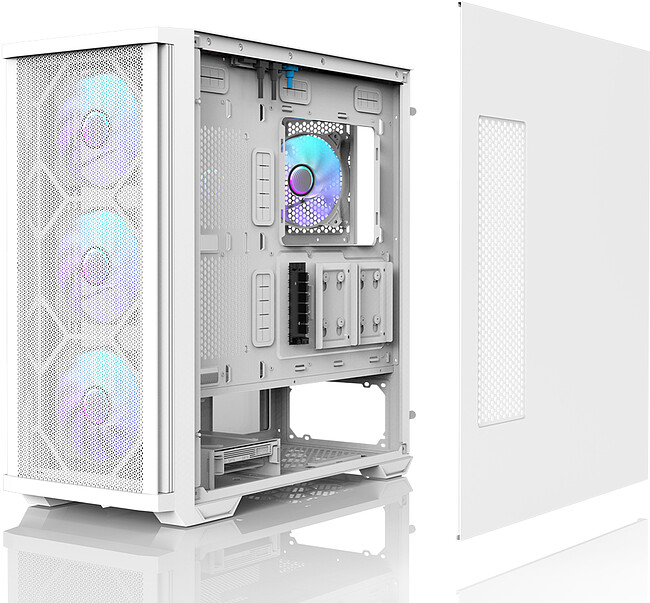 Корпус Zalman Z10 Duo без БП White