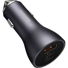 Автомобильное зарядное Baseus CGJP010013 Dark Gray